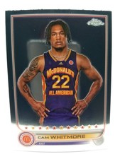 2022 Topps Chrome Cam Whitmore #60 McDonald's All American 