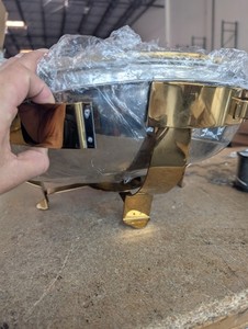 Used Stove Hanging Lid Dining Stove Chafing Dish Buffet Set Stove Food Warmer 8L