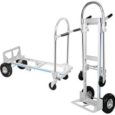 Lightweight Aluminum Hand Truck/Dolly, 2-in-1 Design, 550 Lbs - 17431