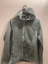 Spyder Women's Large Full Zip Jacket With Hood Heather Gray NWT