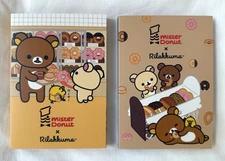 Mister Donut x Rilakkuma Korilakkuma Notepad Memo Pad Set San-X