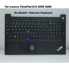 NEW 5M10V16998 Palmrest For Lenovo Thinkpad E15 20RD 20RE No-Backlit Keyboard