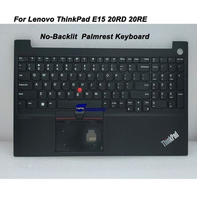 NEW 5M10V16998 Palmrest For Lenovo Thinkpad E15 20RD 20RE No-Backlit Keyboard