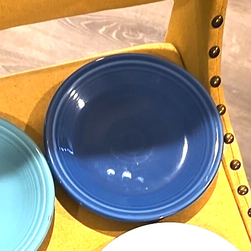 Fiesta Ware Homer Laughlin  D  7 1/4" Salad Plates. One (1) Peacock left