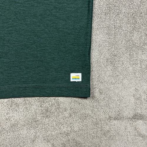 Camisa Vuori Para Hombre Grande Verde Rendimiento Strato Tech Camiseta Elastizada Entrenamiento - Imagen 2 de 8