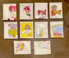 (Lot B) 10ct 1987 Filmation Popples Panini Italy Album Sticker Trading Card Lot