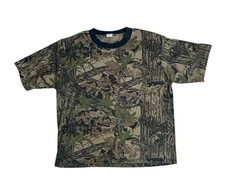 Vintage Realtree Camo Liberty T Shirt Size 2XL  Made In USA Single Stitch