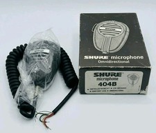 Shure 404B NOS Dispatch Microfono Controllato Magnetico Omnidirezionale Vintage