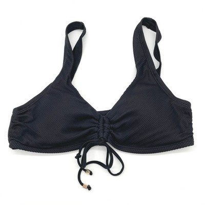 Time Tru Bikini Top Women Medium Ribbed Beach Indie Summer Clean Girl Pool Coast