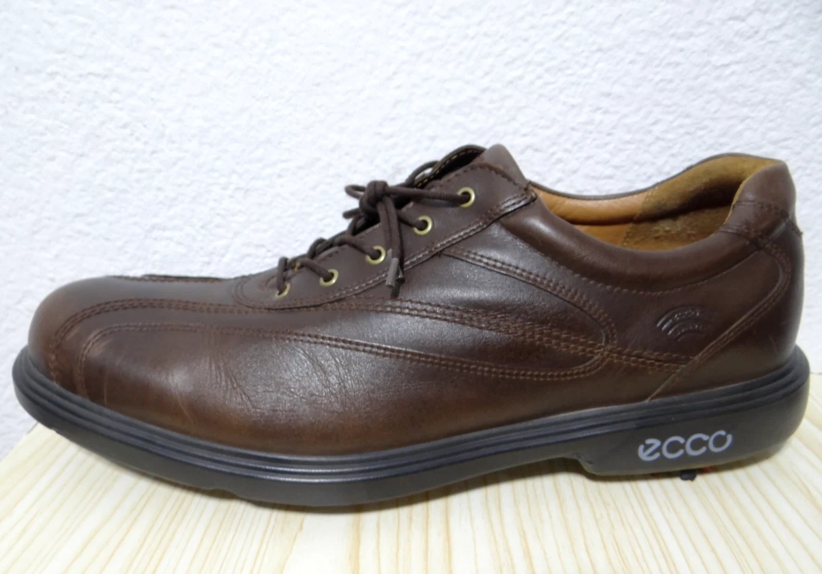 ECCO Tour Hybrid Hydromax Spikeless Golf Shoes EU 45 US 11-11.5 Brown Leather ECCO Leather Upper Brown Golf Shoes for Men for sale | eBay main image 3