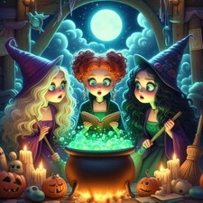 Halloween Diamond Painting Kit 14 x 14 Inch 5D DIY Craft
