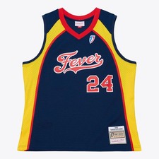 Unisex Mitchell & Ness Tamika Catchings Navy Indiana Fever Court Origins