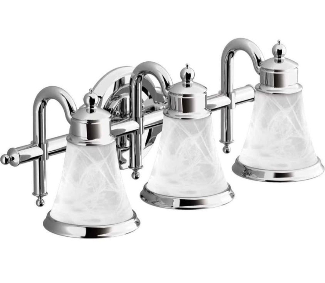 Moen 3-Light Vanity Wall Fixture Polished Chrome 22.1