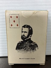 Vintage Union Generals Deck Playing Cards Civil War Made in USA
