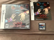 Zero Escape 999: Nine Hours, Nine Persons, Nine Doors Complete Nintendo DS Lite
