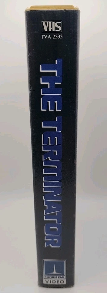 Terminator Arnold Schwarzenegger VHS Tape Original 1984 Thorn EMI Rare Hard Case - Image 2 of 4