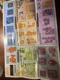 The World of Dragon Warrior IV Poster Map Nintendo NES Insert 4