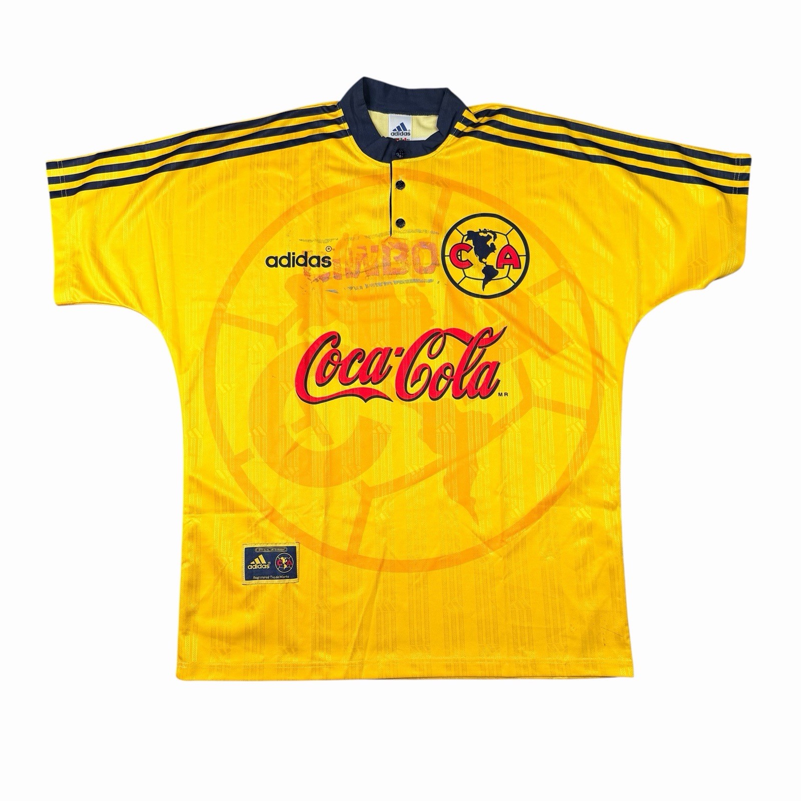 Vintage 90s Adidas America Club Soccer Football Jersey Adult Size Large