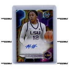 2023-24 Bowman U Best - Gold #B23-MW Mikaylah Williams Rookie Auto /50