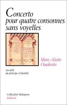 Concerto pour quatre consonnes sans voyelles von ... | Buch | Zustand akzeptabel