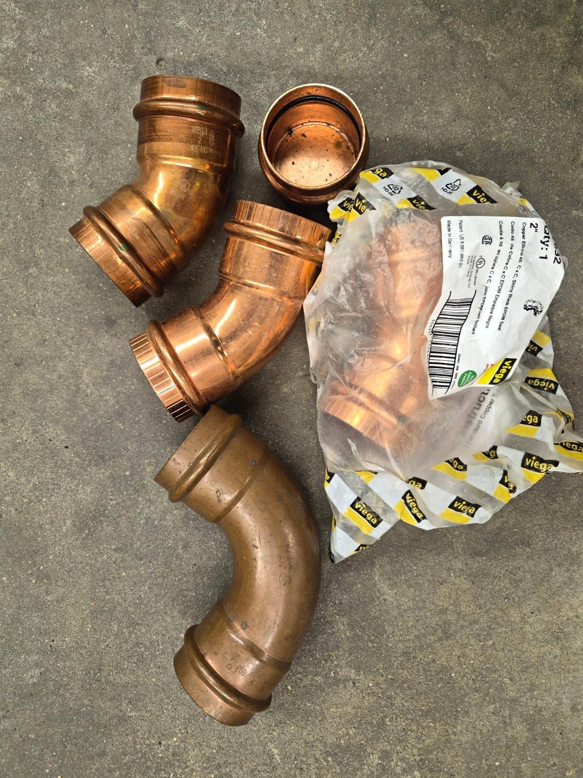 ProPress 2" Copper Fittings