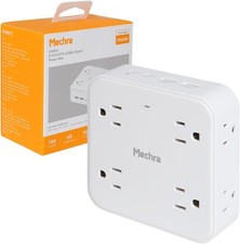 3-Sided Multi Plug Outlet Extender with Surge Protector, 12-in-1 Wall Charger...