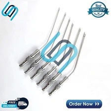 Frazier Suction Tubes With Ball Tip 6 PCs 6,7,8,9,11,12 FR Surgical Instruments