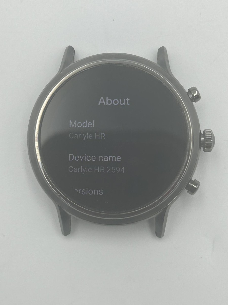 Fossil Stainless Steel Touchscreen Smartwatch Steel, (DW10F1)No wristband