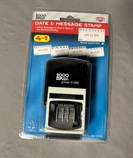 Cosco 2000 Plus Printer S 260 Date & Message Stamp, 011098 (4 in 1) NEW
