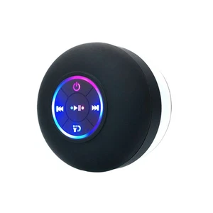  Bluetooth Speaker Shower  Handsfree Loudspeaker with LED Lights Suction9357