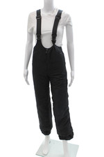 Obermeyer Unisex Kids Solid Adjustable Snow Pants Black Size 12