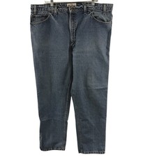 Levis Signature 540 Relaxed Fit Jeans Mens 44x32 Medium Wash Blue Denim USA Made