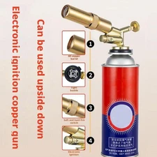 Portable Camping Metal Flame Gun-Welding Gas Torch Lgni^uk| Lighter Heating I2P3