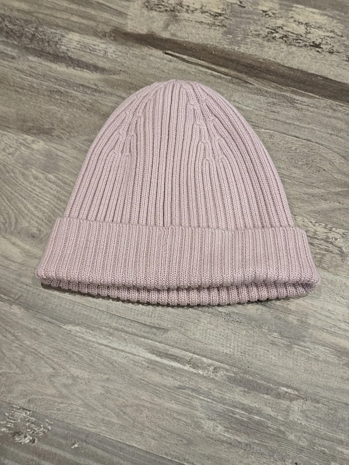 Gorra gorro rosa polvoriento Lululemon para mujer talla única OS 100 % lana merino usada en excelente estado A Foto 4 de 4