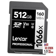 Professional 1066x SD UHS-I, C10, U3, V30, Full HD, 4K, Up To 512GB Card