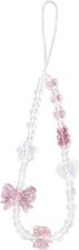 Beaded Phone Lanyard Wrist Strap Charms Fixed Beads Pearl Chain PC-tm-2