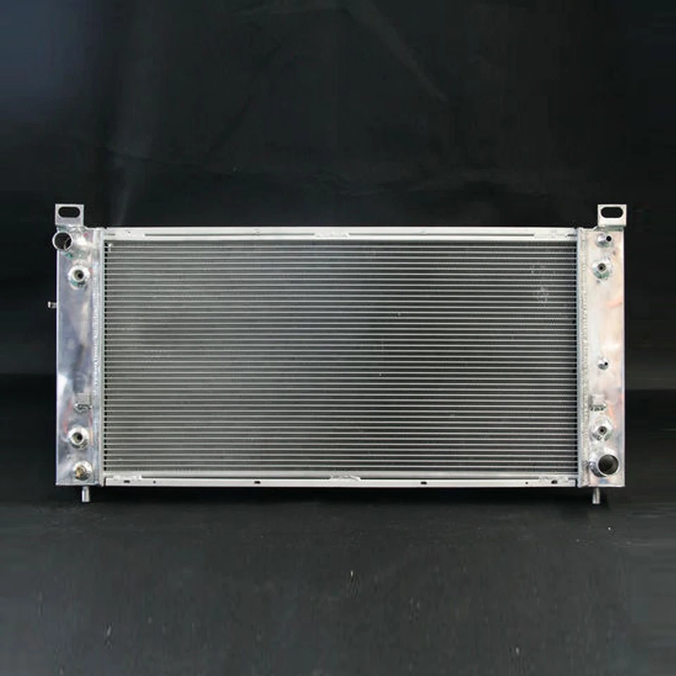 Radiador de aluminio AT para Cadillac Escalade Chevrolet GMC 99-14 34" ancho 3 filas Foto 4 de 4