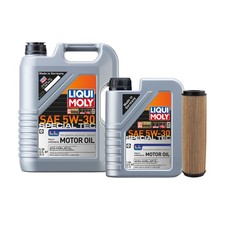 6L Liqui Moly Special Tec LL 5W30 Wix Engine Oil Change Kit for W204 C250 1.8 L4