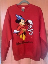 Vintage Walt Disney World 25th Anniversary Crewneck Sweatshirt Medium USA made 