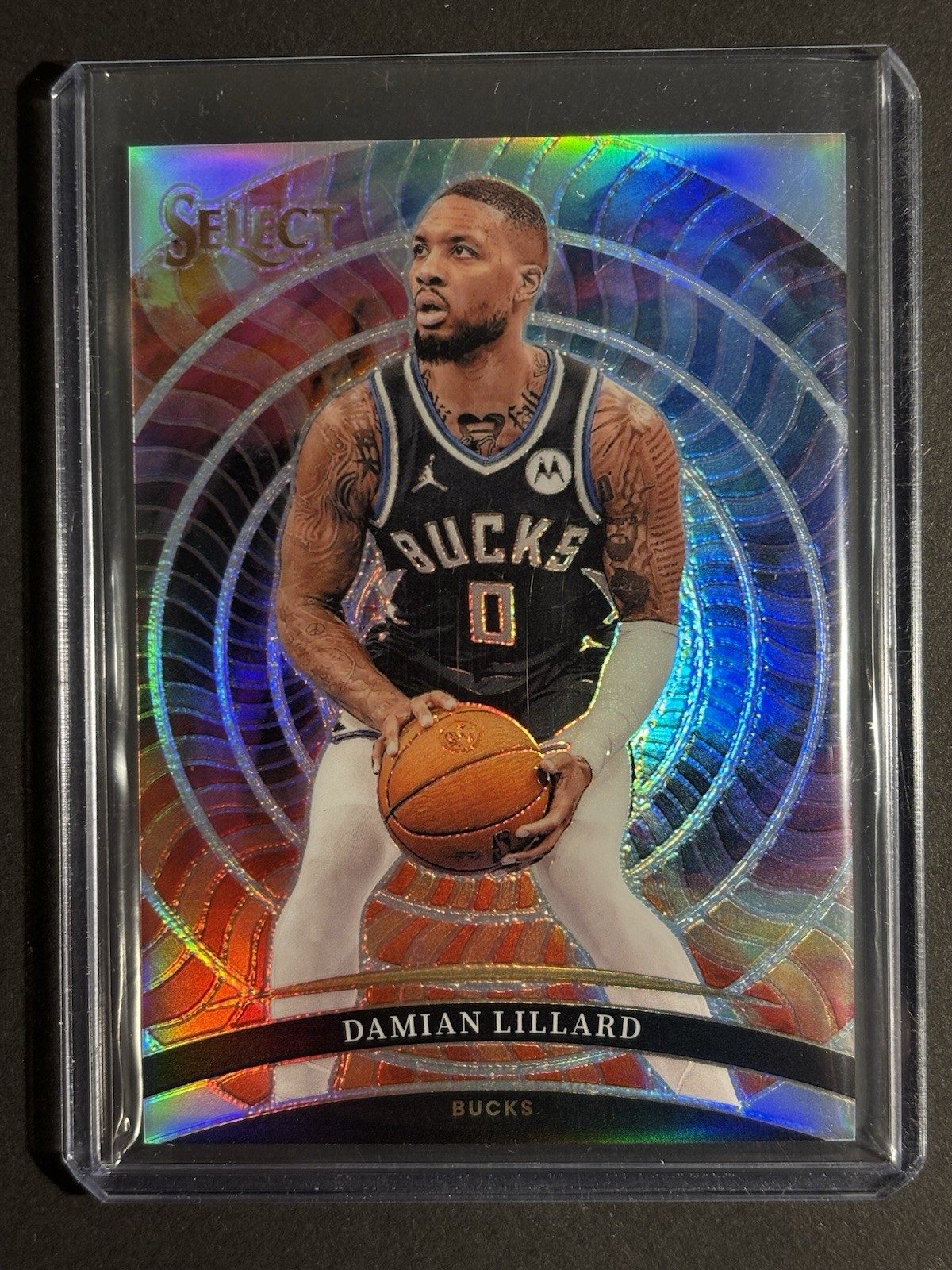 2024-25 Select Damian Lillard Color Wheel CASE HIT SSP #4 Bucks Trailblazers 🔥