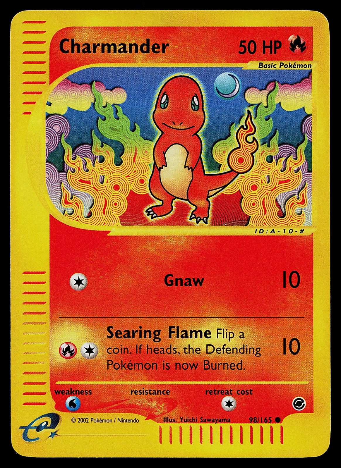 Pokemon Card - Charmander Expedition Base Set 98/165 Reverse Holo Common