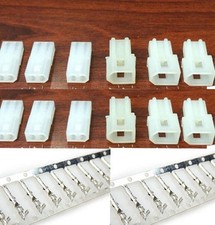 Molex 2-Circuits Male  Female Receptacle Plug, w/Terminal sockets w/18-24 ...