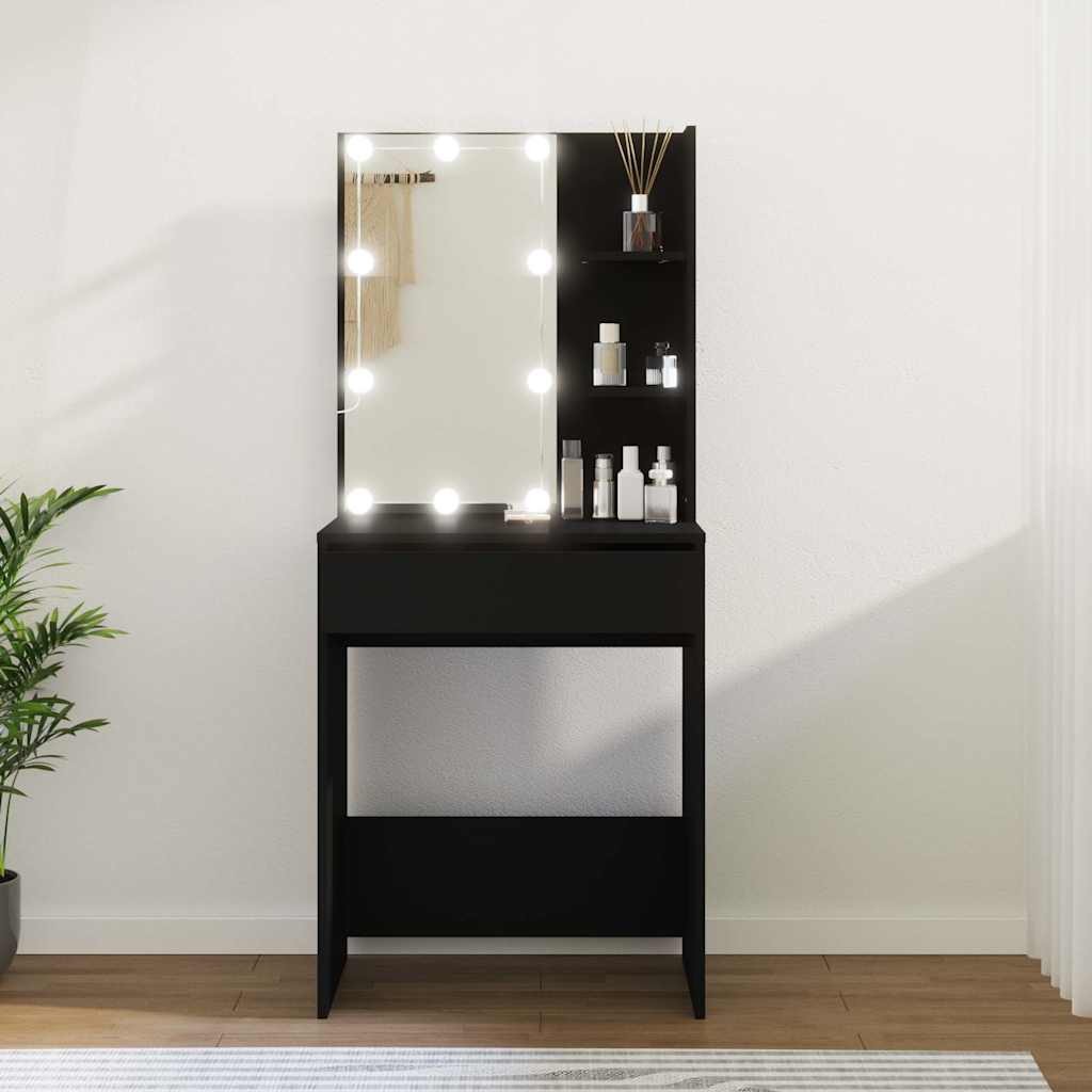 Toeletta con Luci a LED Tavolo da Trucco 60x40x140 cm Colori Diversi vidaXL foto 6