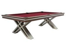 Billard Billardtisch RASSON PIERCE 8 Ft  Pool walnuss, mit Schieferplatte