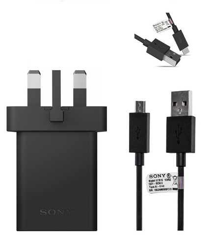 Chargeur Secteur Micro USB Pour Sony Xperia Z1 Et Z Ultra - Neuf Avec Cordon - Robuste Et Léger - Couleur Noir