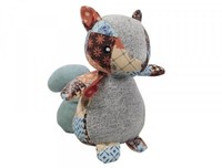 Hunde PlüSch EichhöRnchen Patchwork Spielzeug Ca 20Cm Stofftier Hund Kuscheltier
