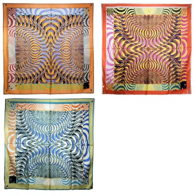 NWT Genuine 100% Mulberry Silk Chiffon Scarf 42''x42'' Large Square Shawl Wrap
