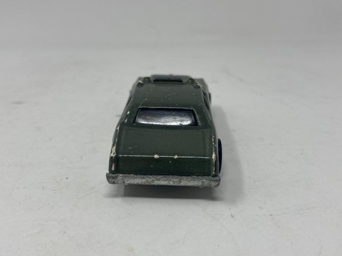 Vintage 1977 Hot Wheels Color Racers Police Taxi Car Dark Green / Beige Die Cast - Picture 4 of 18