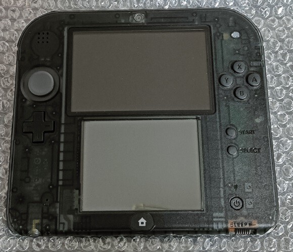 Nintendo 2DS Clear Black Console only Used tested Nintendo 2DS