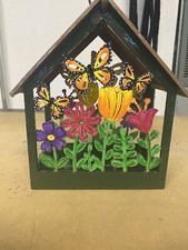 Hand painted Bird Feeder